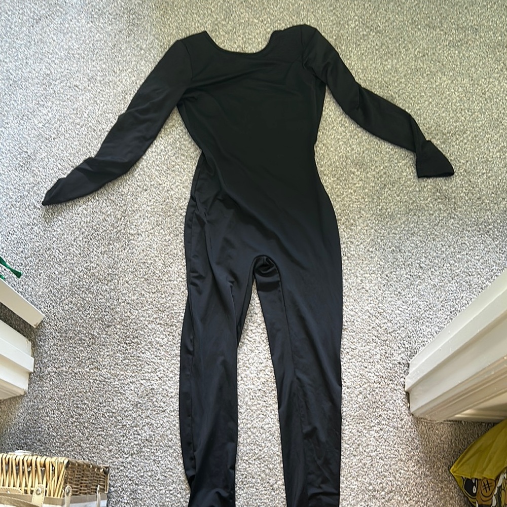 Black Long Sleeve Jumpsuit